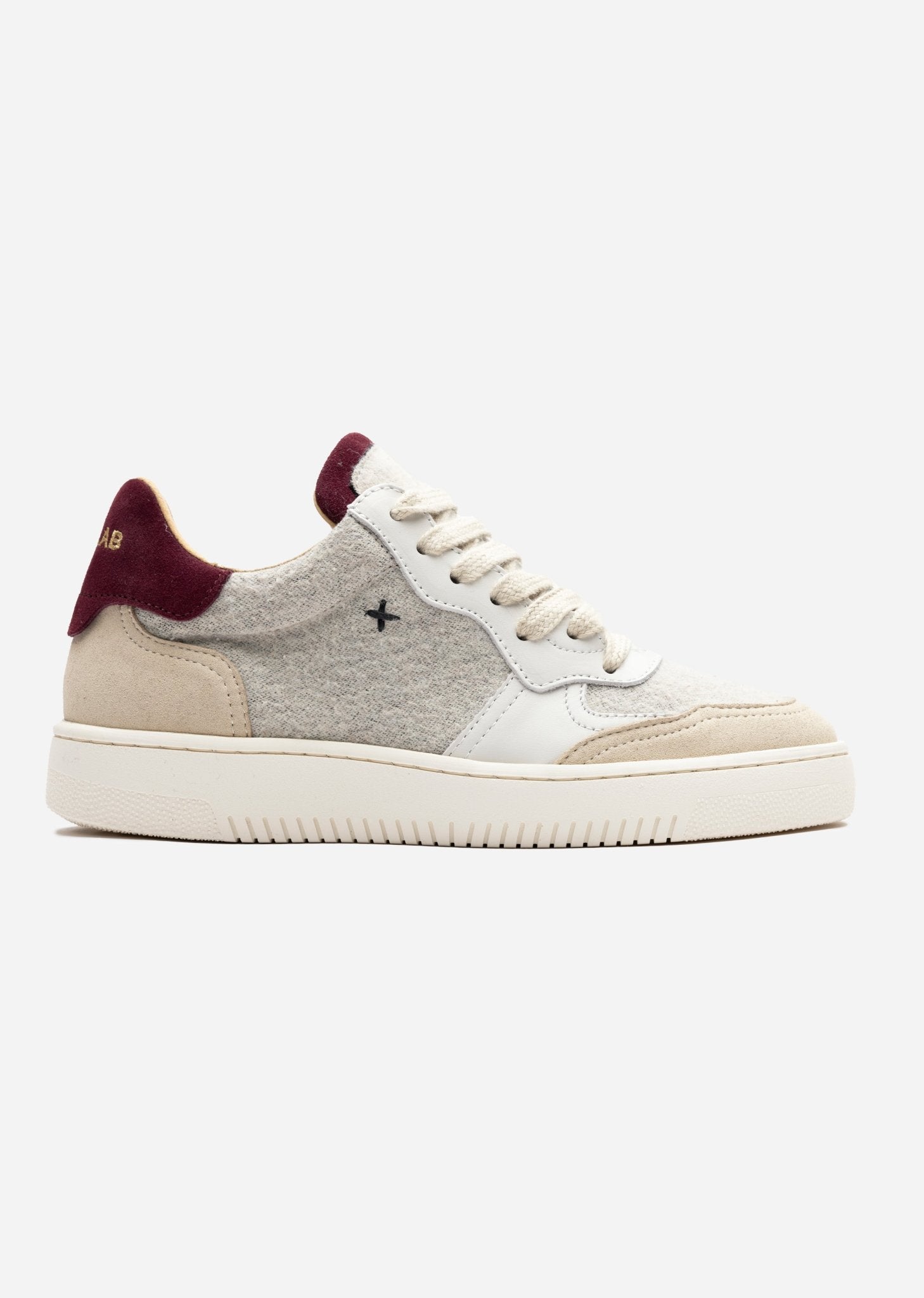 NL11 White/Grey/Burgundy - NEWLAB - Chaussures - NEWLAB